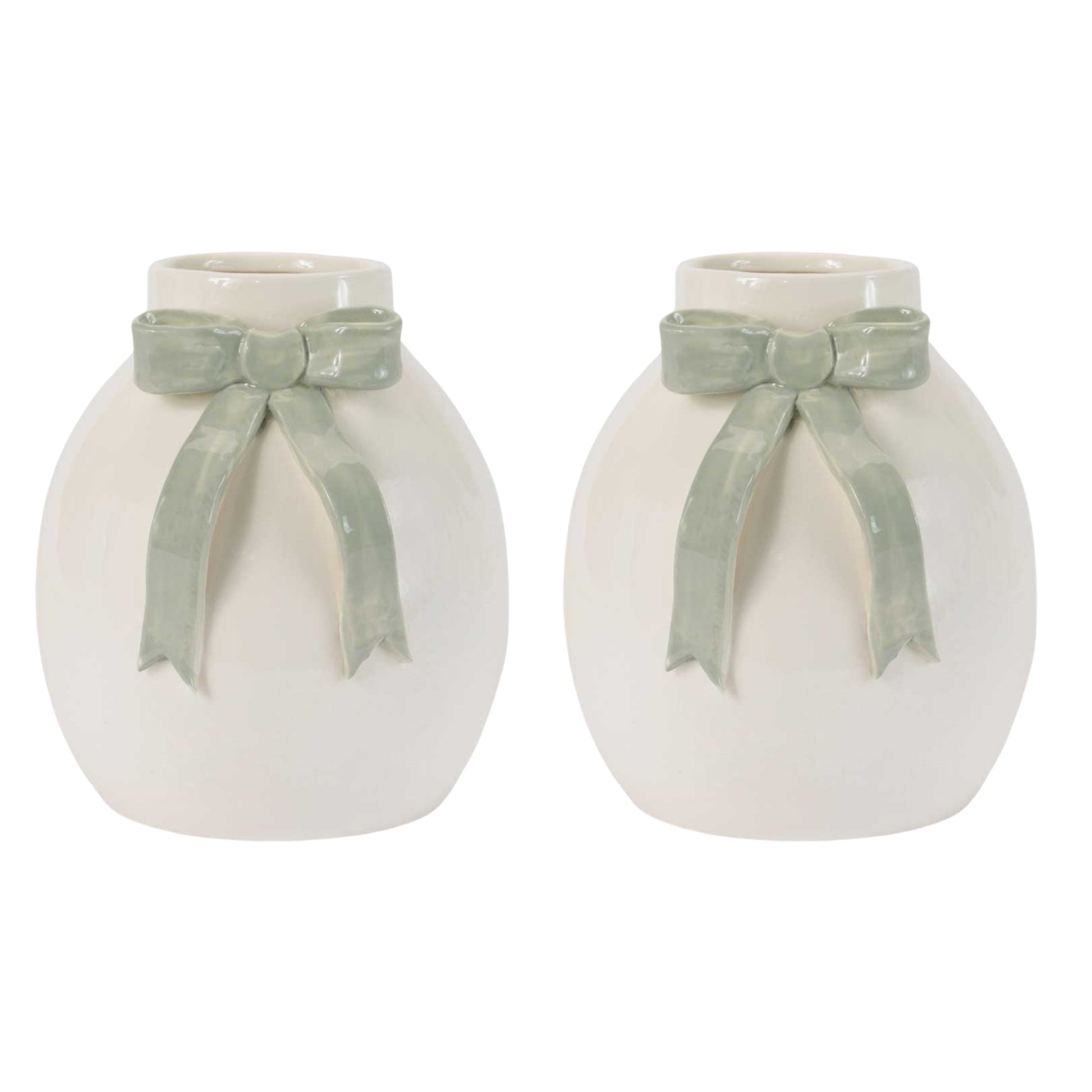 Decorative Bow Sculpted Vase (Set of 4) alternate view 3