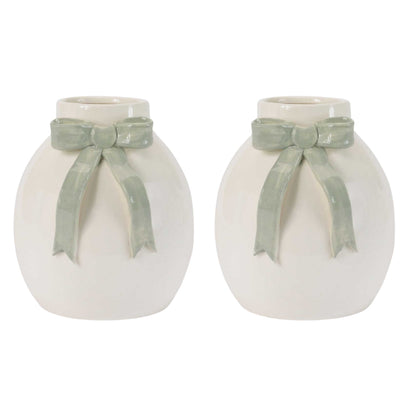 Decorative Bow Sculpted Vase (Set of 4) alternate view 3
