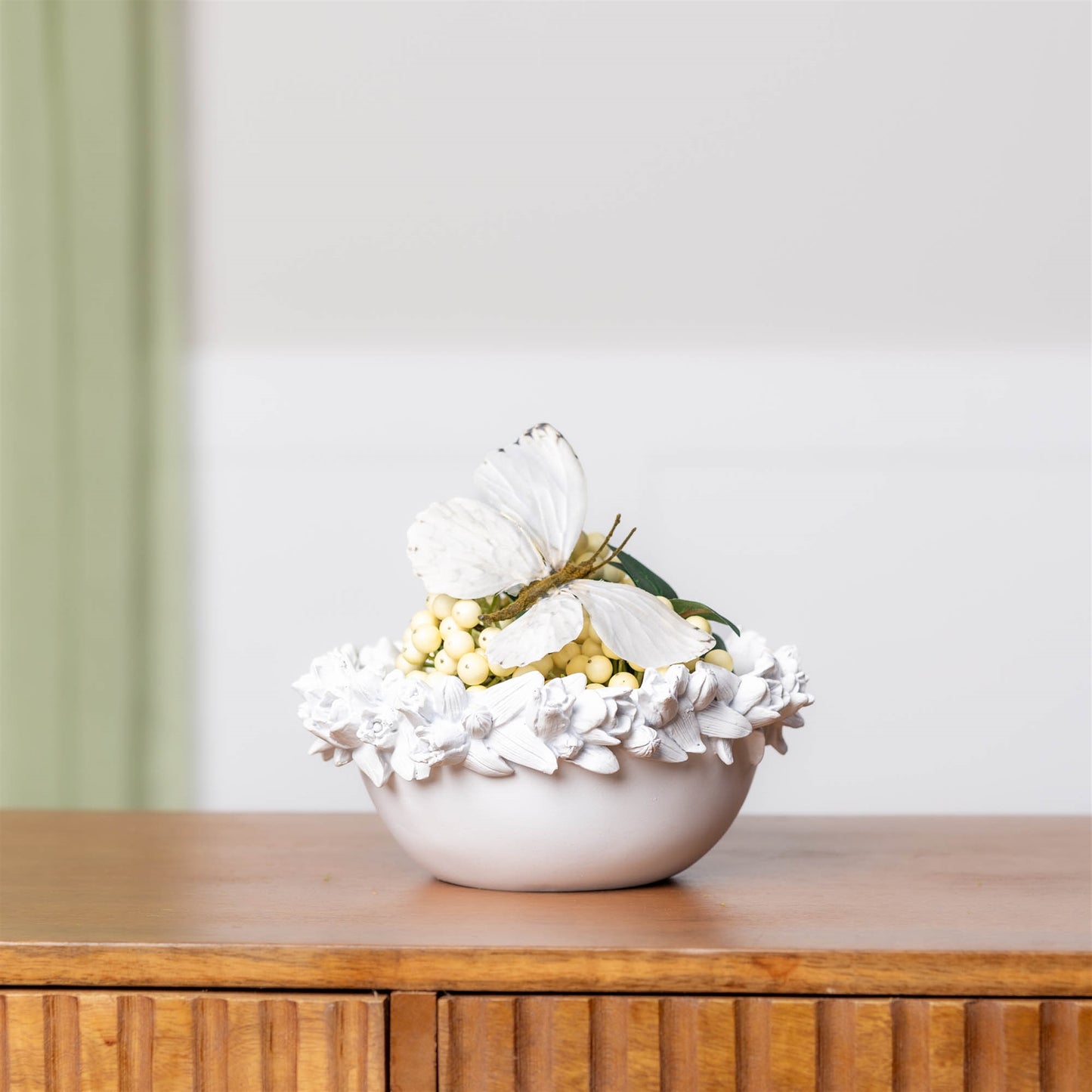 Decorative Floral Sculpted Bowl alternate view 2