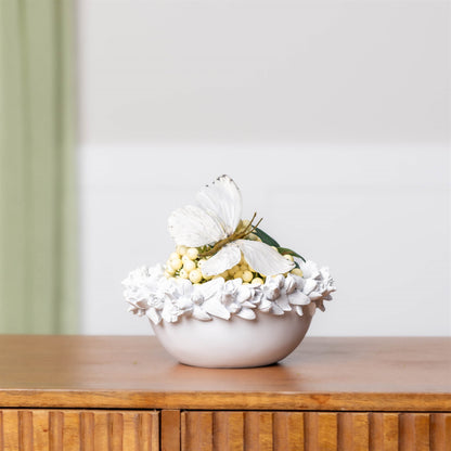 Decorative Floral Sculpted Bowl alternate view 2