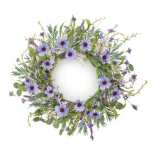 Pink Cosmos Floral Wreath 22"D