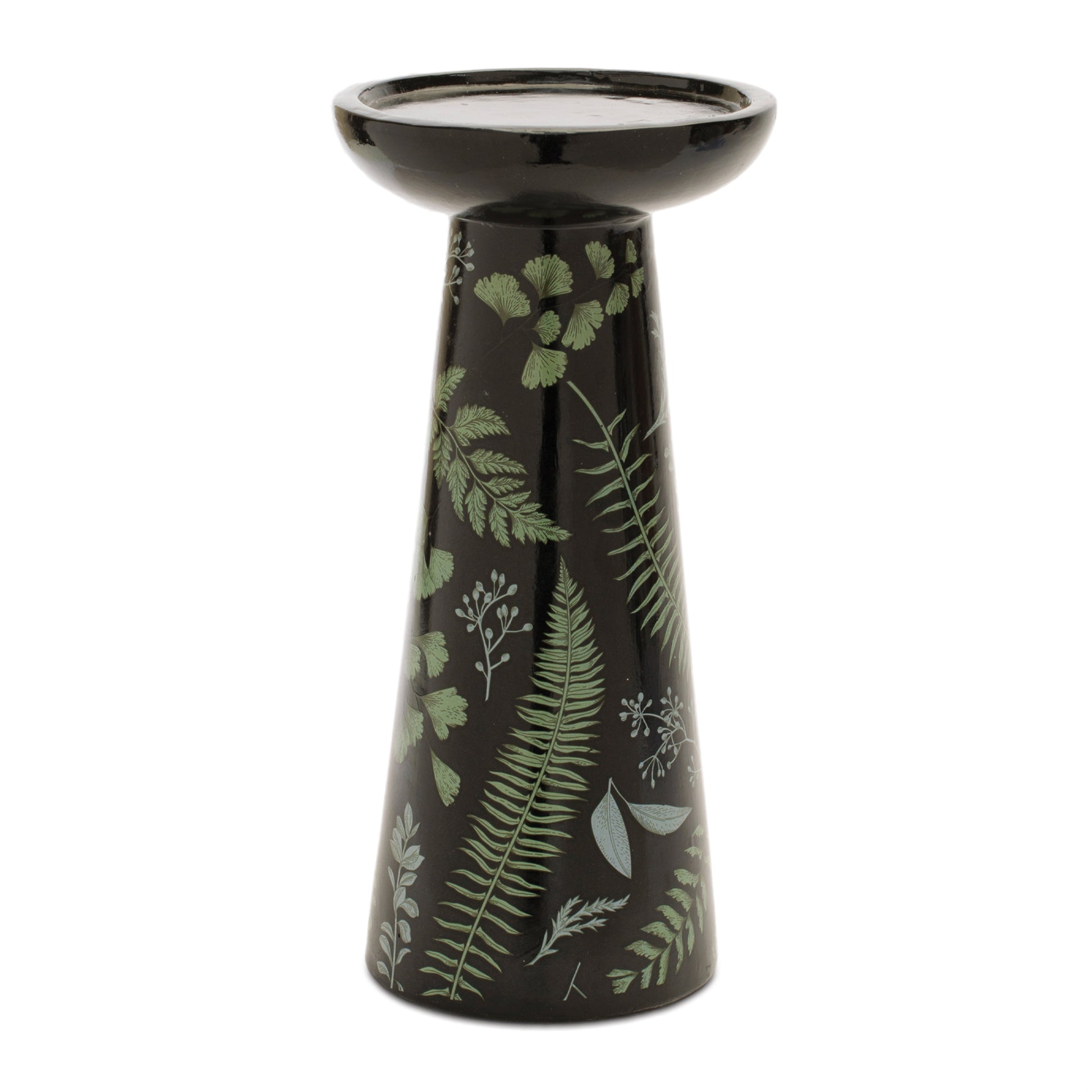 Ceramic Botanical Print Candle Holders (Set of 2) alternate view 3