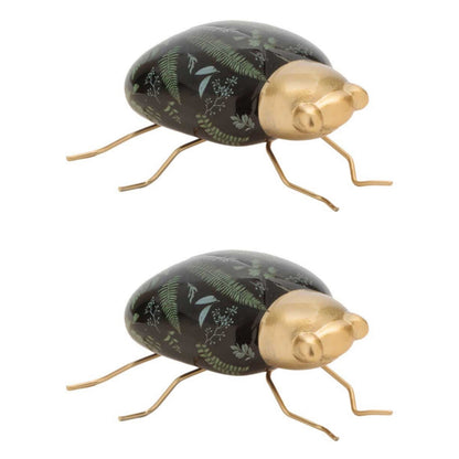 Ceramic Insect with Fern Print (Set of 2) alternate view 3
