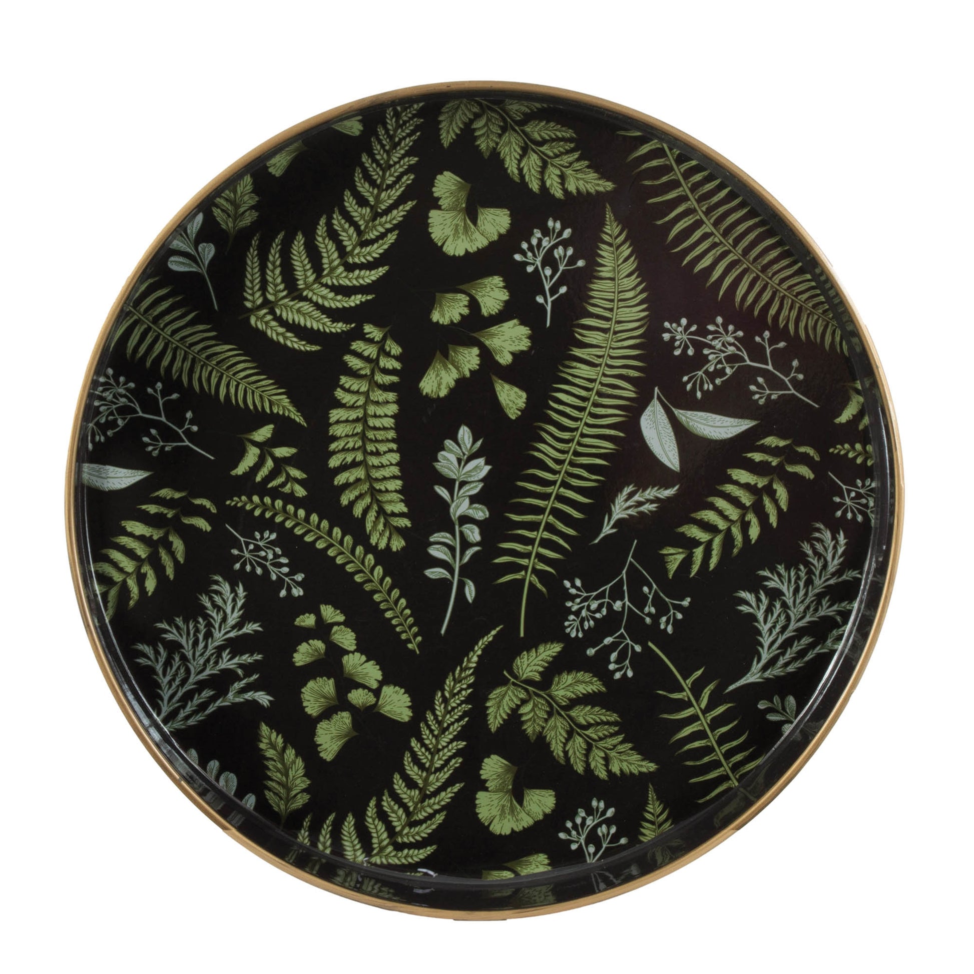 Botanical Fern Tray 13.5"D alternate view 2