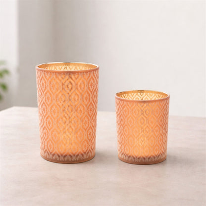 Geometric Patterned Candle Holder (Set of 3) alternate view 2