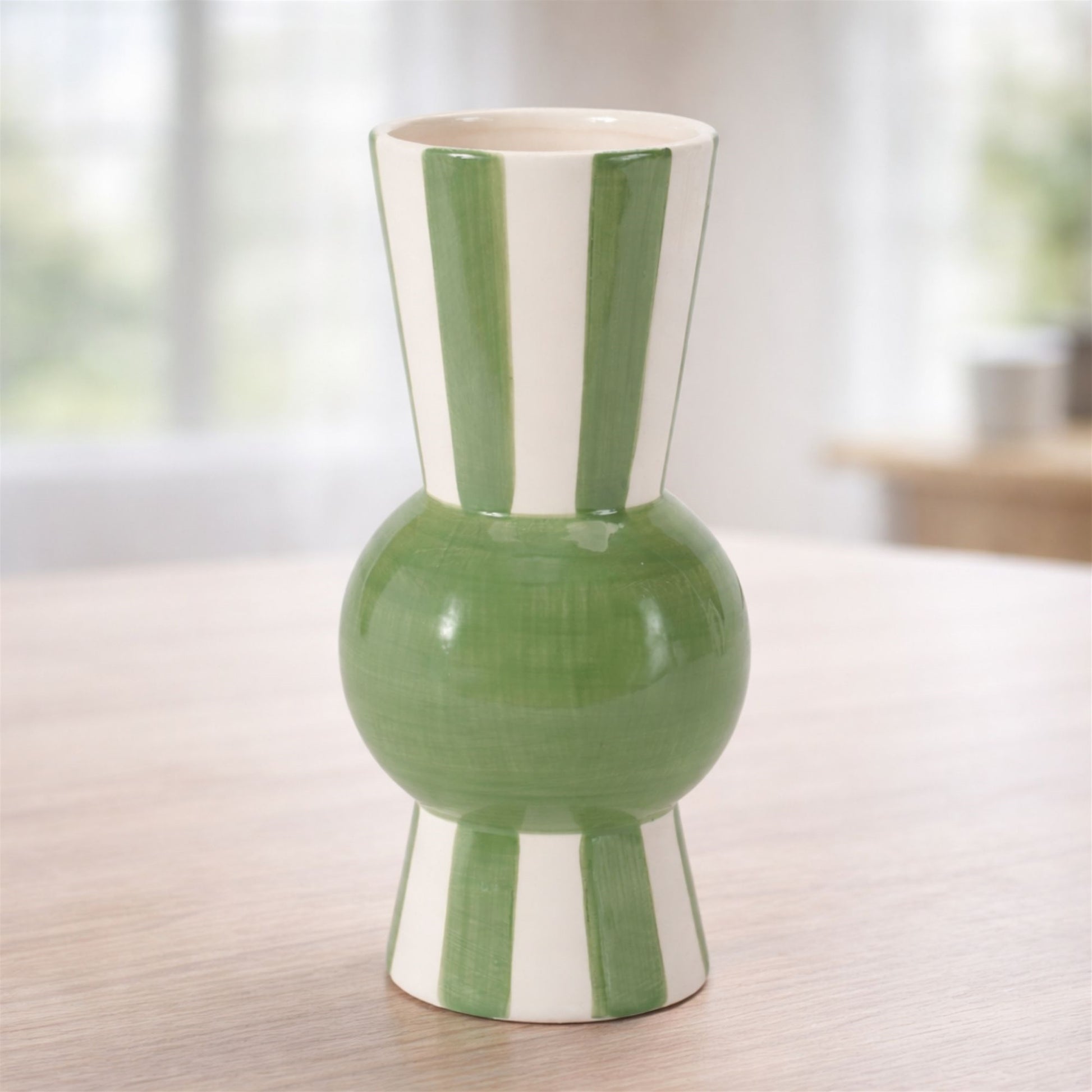 Striped Accent Tapered Vase 8"H alternate view 2