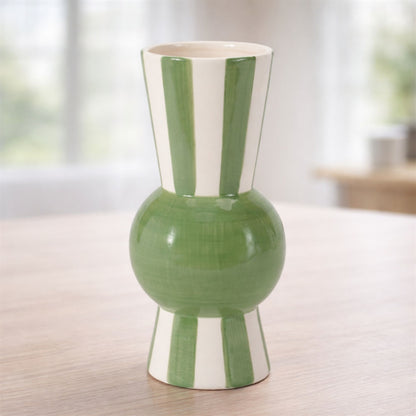 Striped Accent Tapered Vase 8"H alternate view 2
