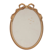 Oval Pin Board Frame with Elegant Bow Accent 23.5"H