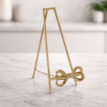 Gold Bow Plate Holder Easel 12.5"H alternate view 2