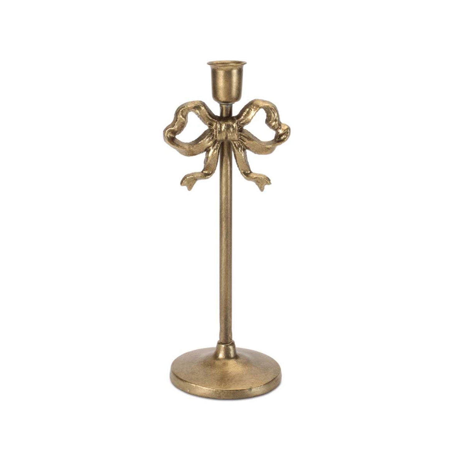 Sculpted Bow Taper Candle Holder (Set of 2) alternate view 4