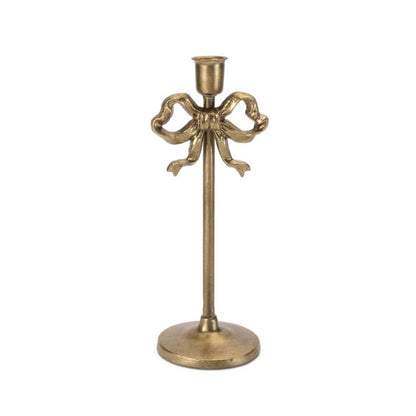 Sculpted Bow Taper Candle Holder (Set of 2) alternate view 4