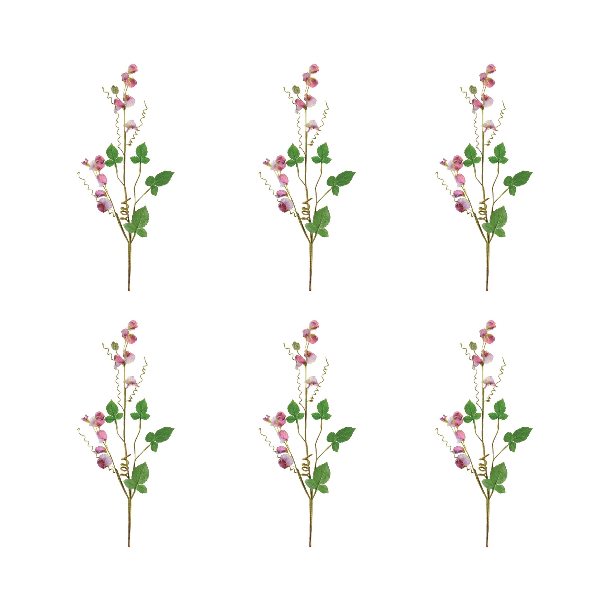Sweet Pea Floral Spray (Set of 6) alternate view 4