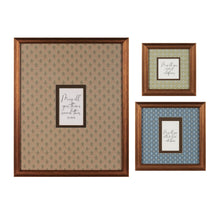 Framed Floral Proverb Wall Art (Set of 3)