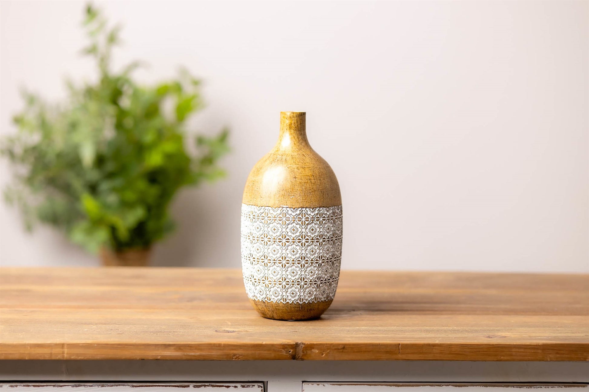 Embossed Pattern Decorative Vase alternate view 2