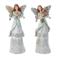 Etched Butterfly Angel Figurine (Set of 2)