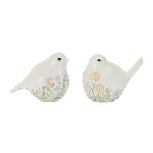 Etched Floral Bird Figurine (Set of 6)