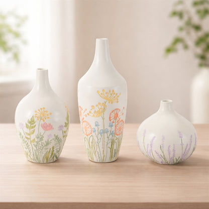 Wildflower Botanical Resin Vase (Set of 3) alternate view 2