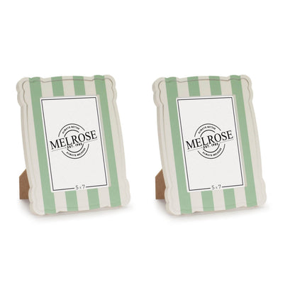 Striped Scalloped Photo Frame (Set of 2) alternate view 2