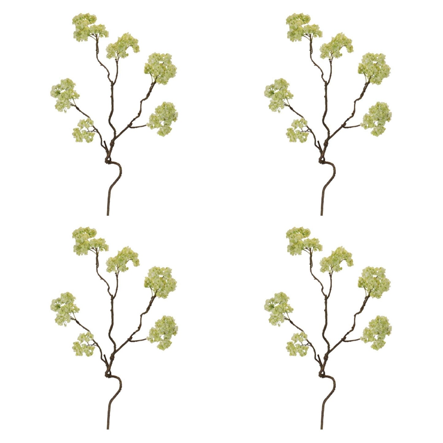Blue Floral Twig Stem (Set of 4) alternate view 4