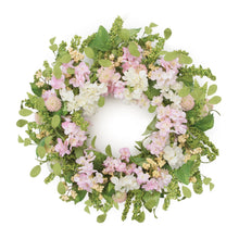 Mixed Garden Floral Wreath 22"D
