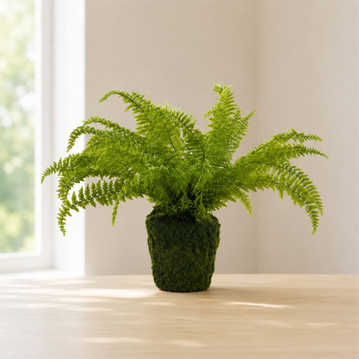 Fern Plant with Mossy Base 27"H alternate view 3