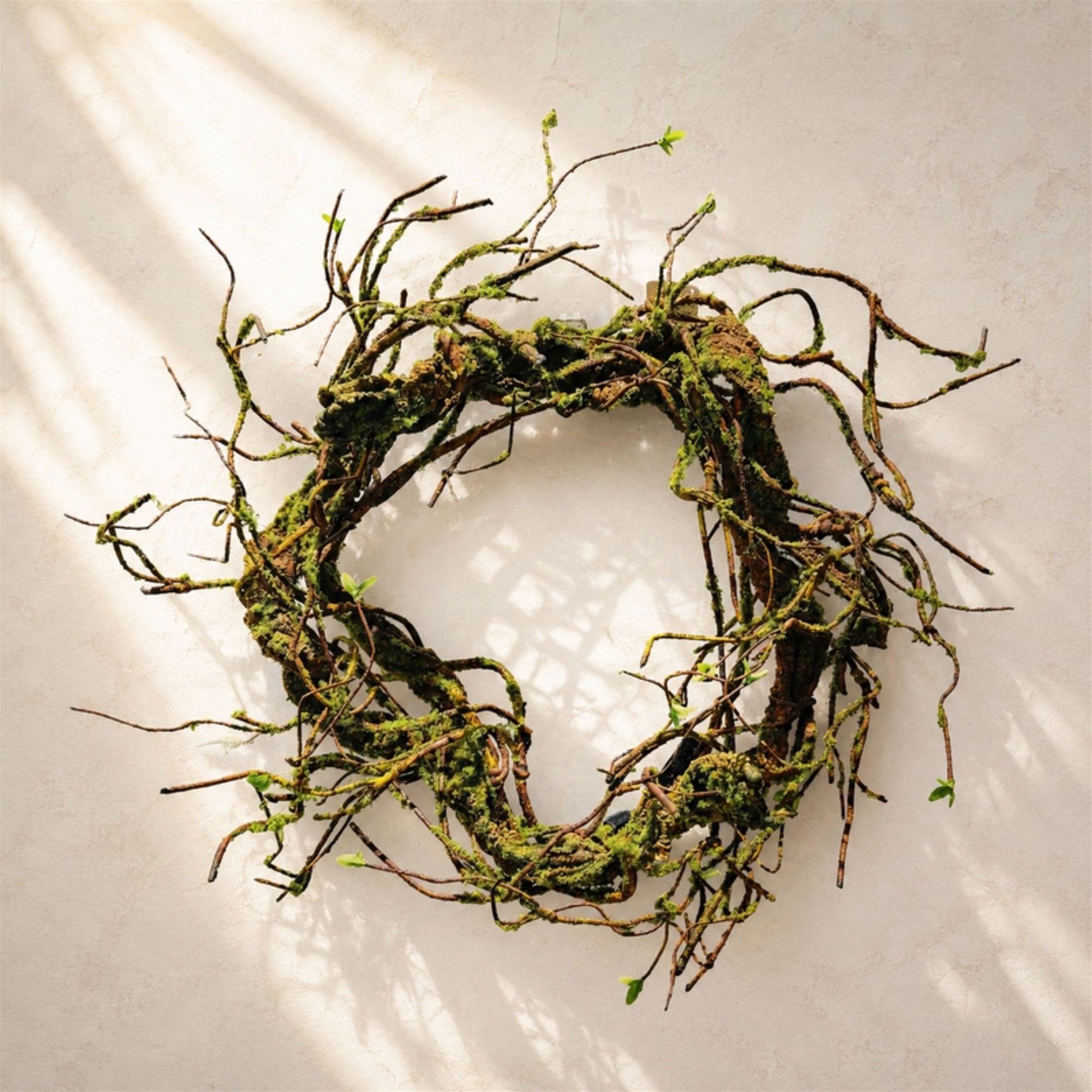 Mossy Twig Wreath 24"D alternate view 2