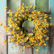 Yellow Daisy Floral Wreath 23"D alternate view 2