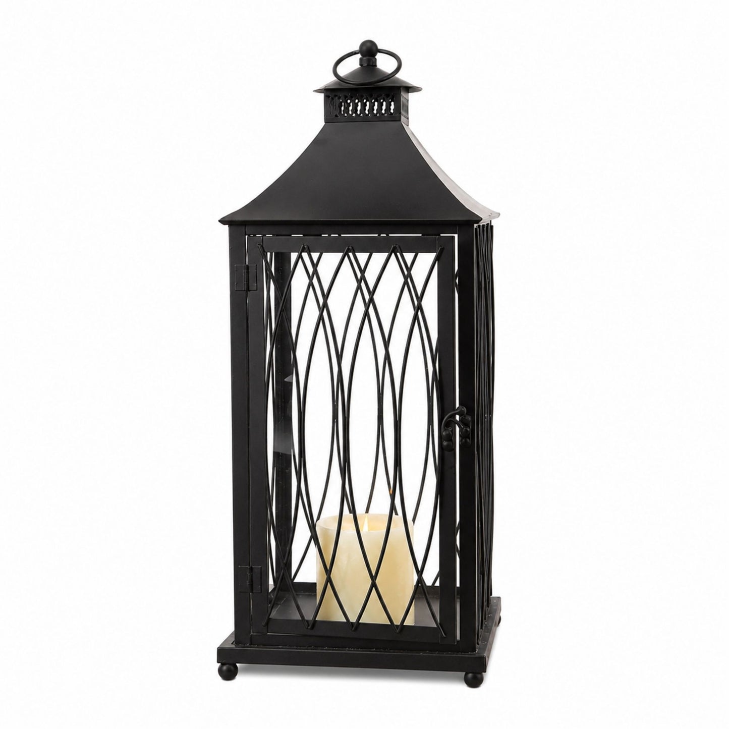 Traditional Black Metal Lantern (Set of 3) alternate view 3