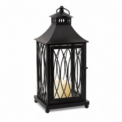 Traditional Black Metal Lantern (Set of 3) alternate view 4