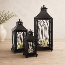 Traditional Black Metal Lantern (Set of 3) alternate view 2