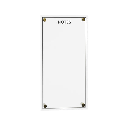 Acrylic Dry Erase Notes Board 13"H