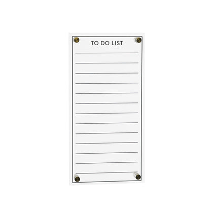 Acrylic Dry Erase To-Do List 13"H