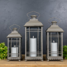 Traditional Brown Metal Lantern (Set of 3) alternate view 2