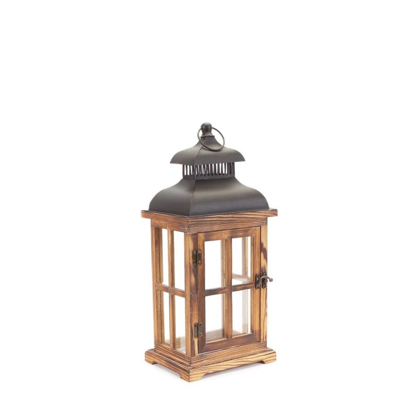 Rustic Wood and Metal Lantern (Set of 2) alternate view 3
