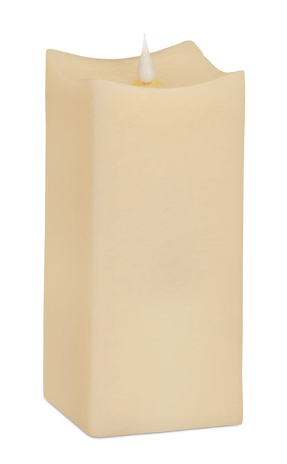 Simplux LED Squared Candle with Moving Flame and Remote (Set of 2) alternate view 2