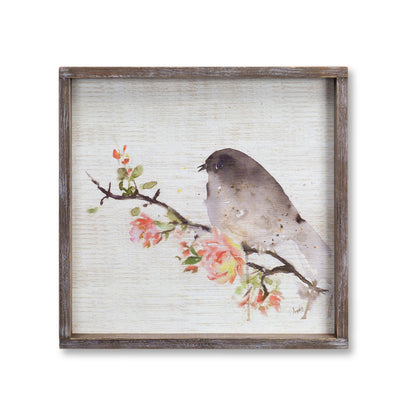 Wood Framed Watercolor Bird Plaque (Set of 2) alternate view 4