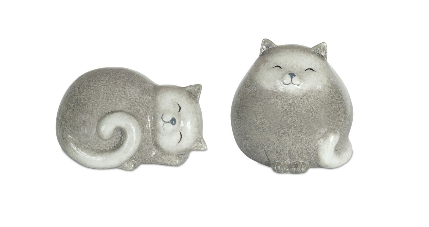 Happy Terra Cotta Cat Shelf Sitter (Set of 4) alternate view 3