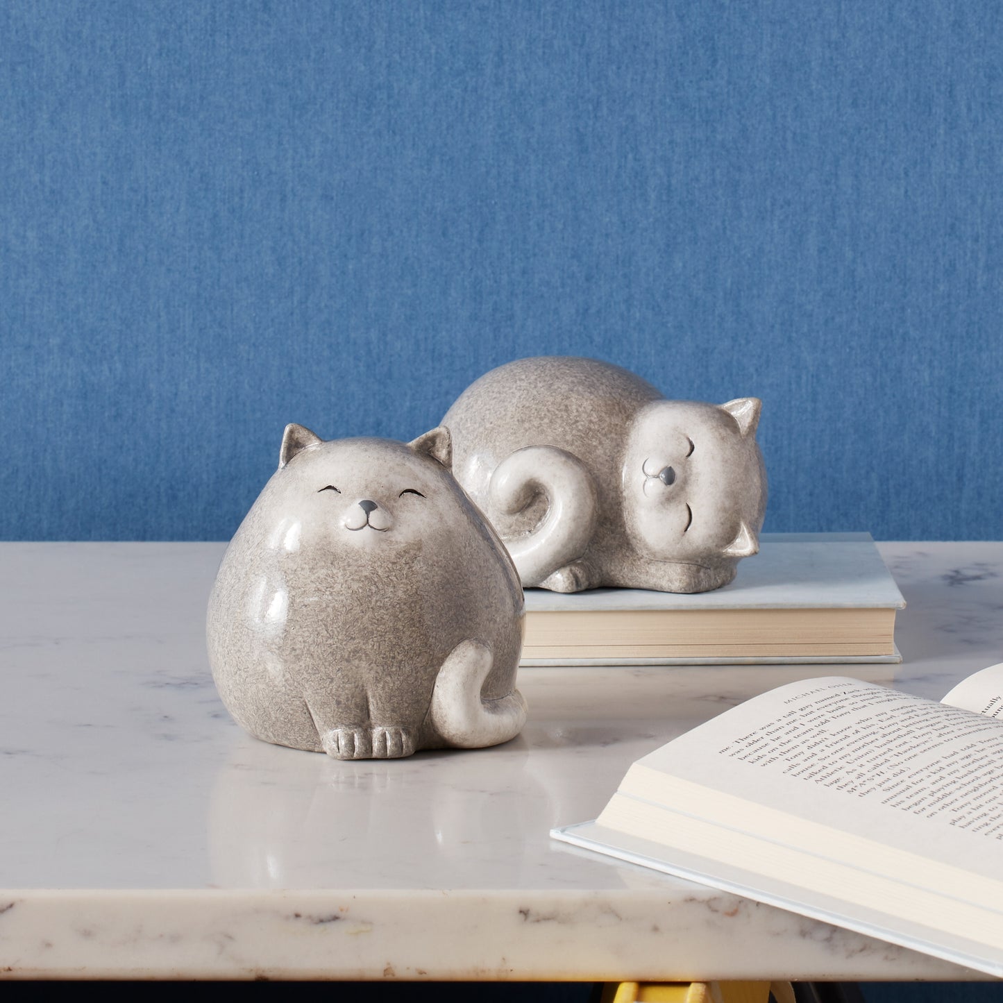 Happy Terra Cotta Cat Shelf Sitter (Set of 4) alternate view 2