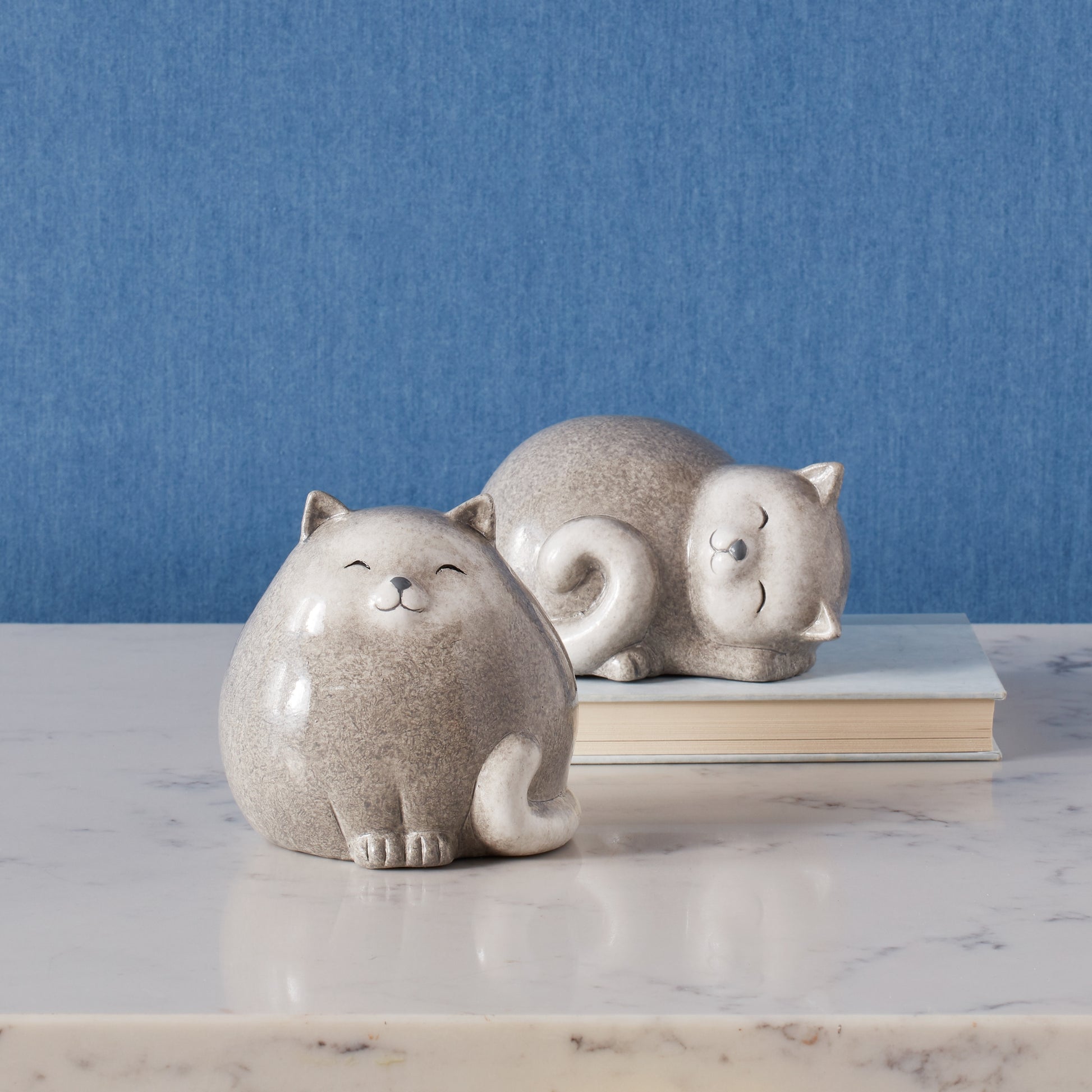 Happy Terra Cotta Cat Shelf Sitter (Set of 4) alternate view 4
