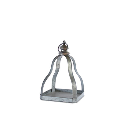 Galvanized Metal Lantern with Open Design (Set of 2) alternate view 2