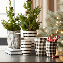 Wavy Patterned Planter or Vase (Set of 6) alternate view 2