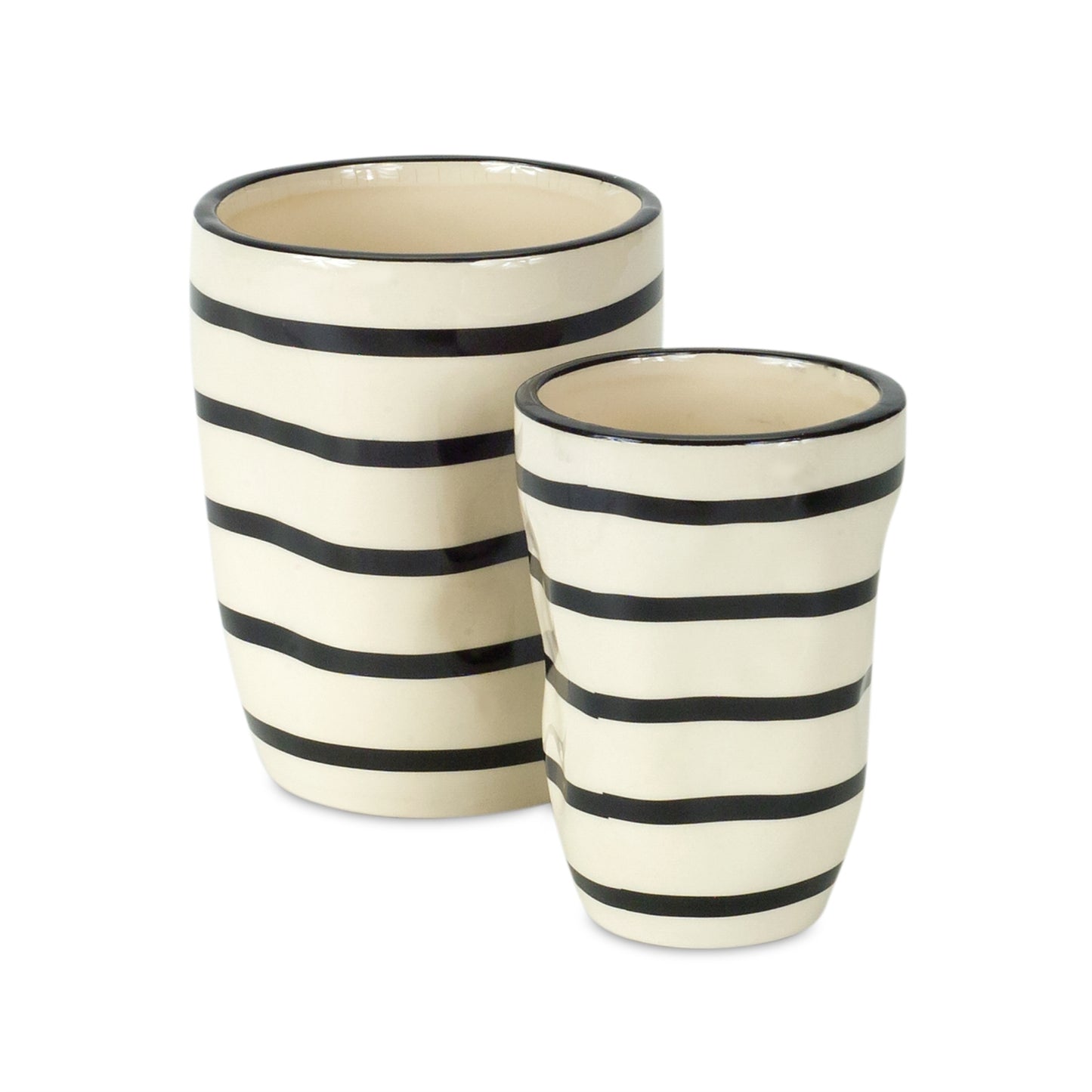 Wavy Patterned Planter or Vase (Set of 6) alternate view 4