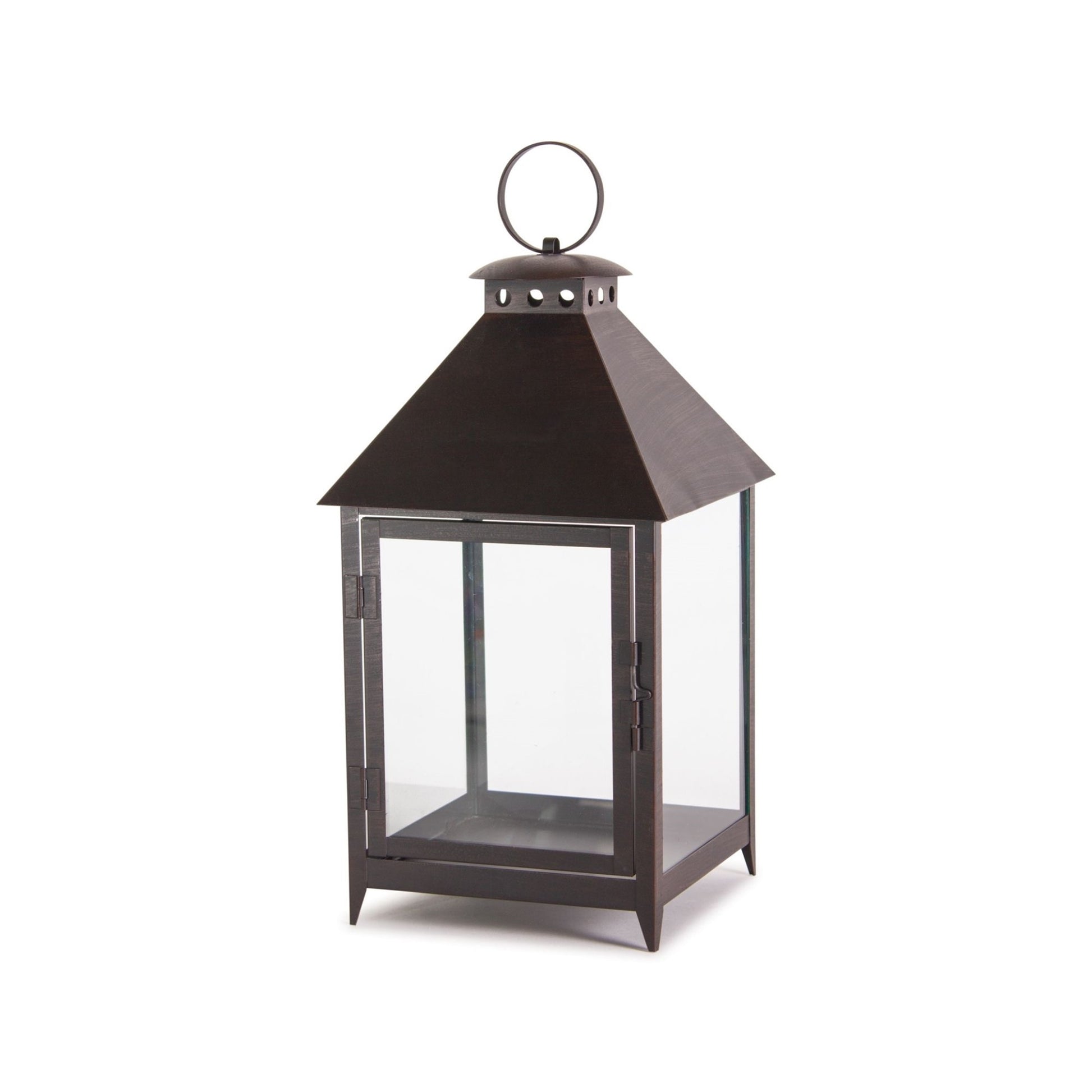Footed Iron Metal Lantern (Set of 2) alternate view 3
