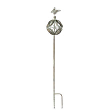 Ornamental Metal Garden Stake with Bird and Insect Accents (Set of 3) alternate view 2