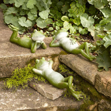 Lounging Garden Frog Figurine (Set of 3) alternate view 2