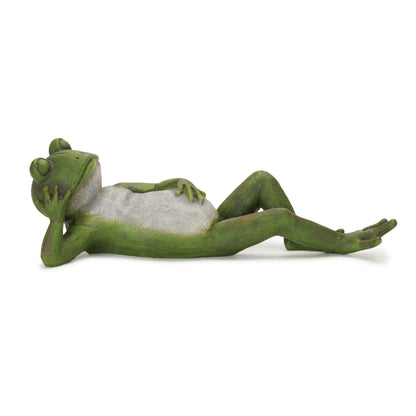Lounging Garden Frog Figurine (Set of 3) alternate view 4