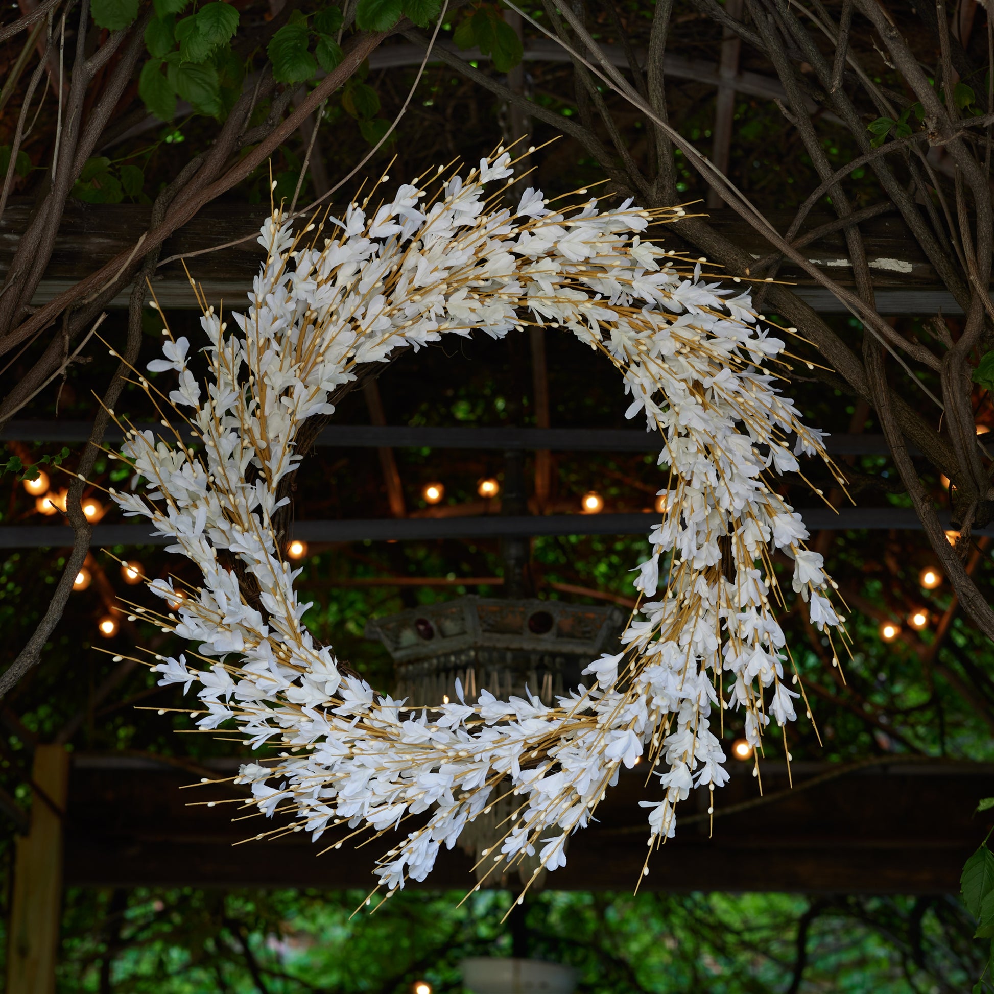 Blossom Floral Wreath 25"D alternate view 3