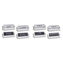 Reversable Sentiment Sign with Stand (Set of 4)