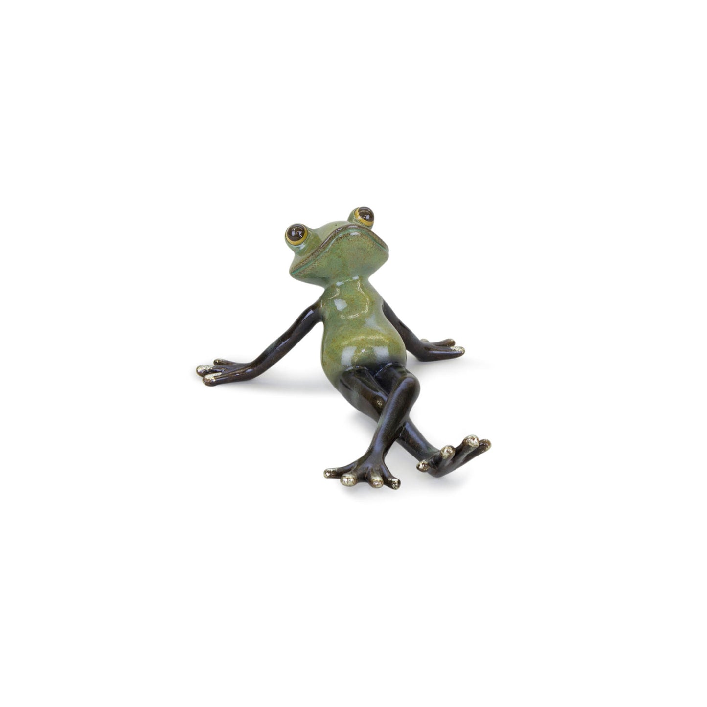 Lounging Garden Frog Figurine (Set of 2) alternate view 3