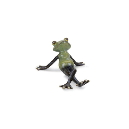Lounging Garden Frog Figurine (Set of 2) alternate view 3